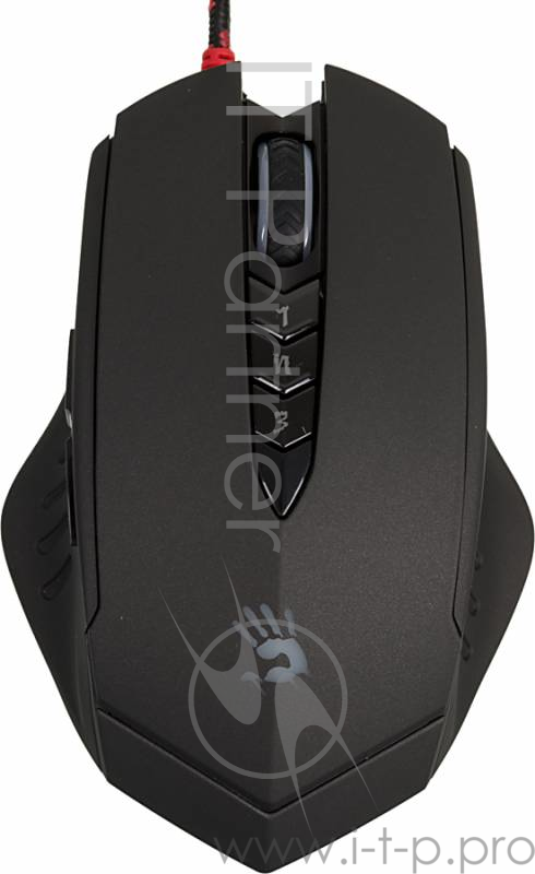 Мышь A4 Bloody V8M черный оптическая (3200dpi) USB игровая (7but)