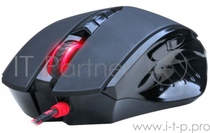 Мышь A4 Bloody V8M черный оптическая (3200dpi) USB игровая (7but)
