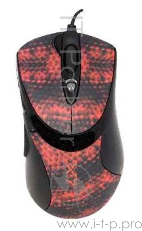 Мышь Mouse A4 XL-740K black/red laser (3600dpi) USB Gaming (6but)