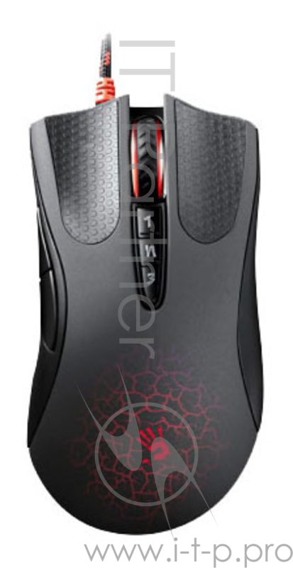 Мышь A4Tech Bloody A9 Blazing black Laser (4000dpi) USB Gaming (8but)