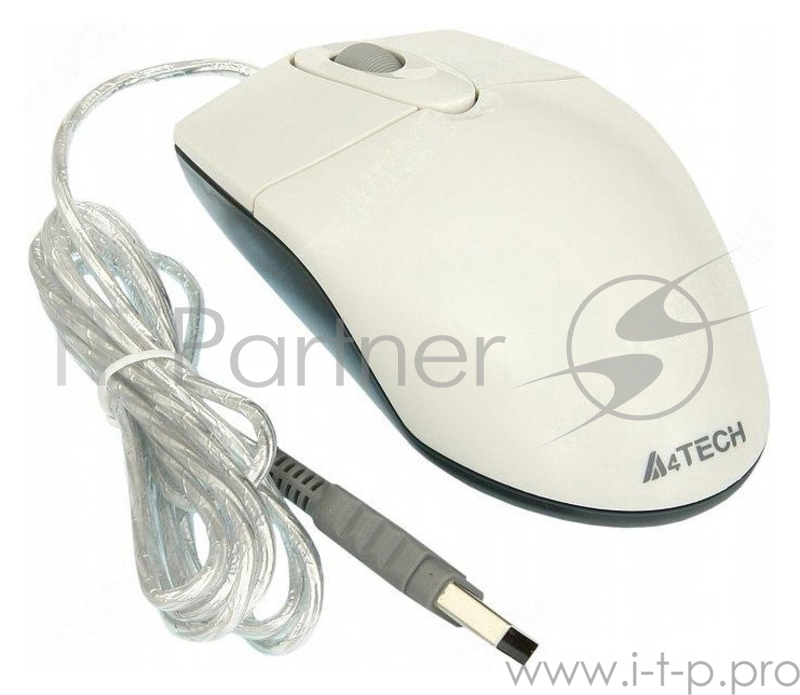 Мышь A4Tech OP-720 White USB,пров. опт. мышь, 2кн, 1кл-кн