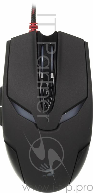 Мышь A4Tech Bloody V4m Gaming USB (Черный) ,8 кн., 3200 dpi, метал ножк