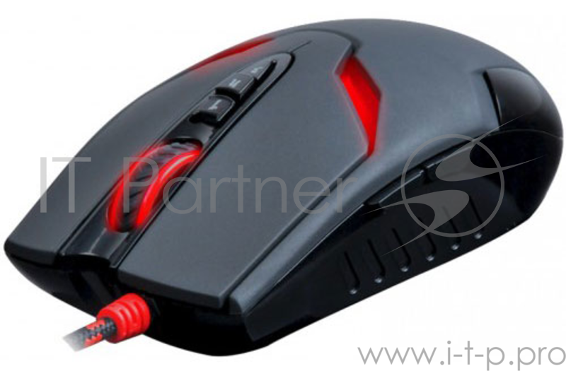 Мышь A4Tech Bloody V4m Gaming USB (Черный) ,8 кн., 3200 dpi, метал ножк