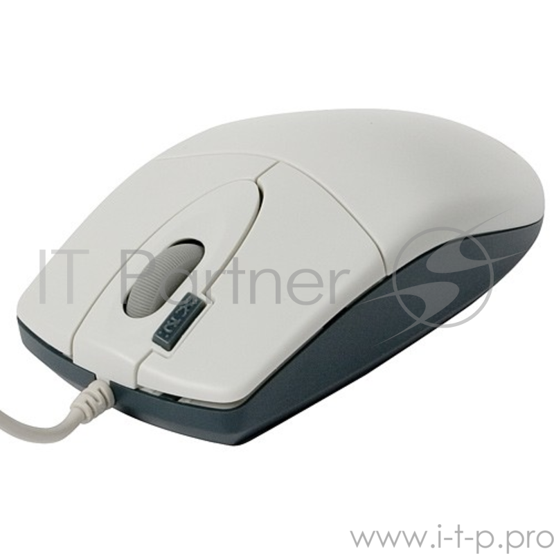 Мышь A4 OP-620D белый/синий оптическая (800dpi) USB1.1 (2but)