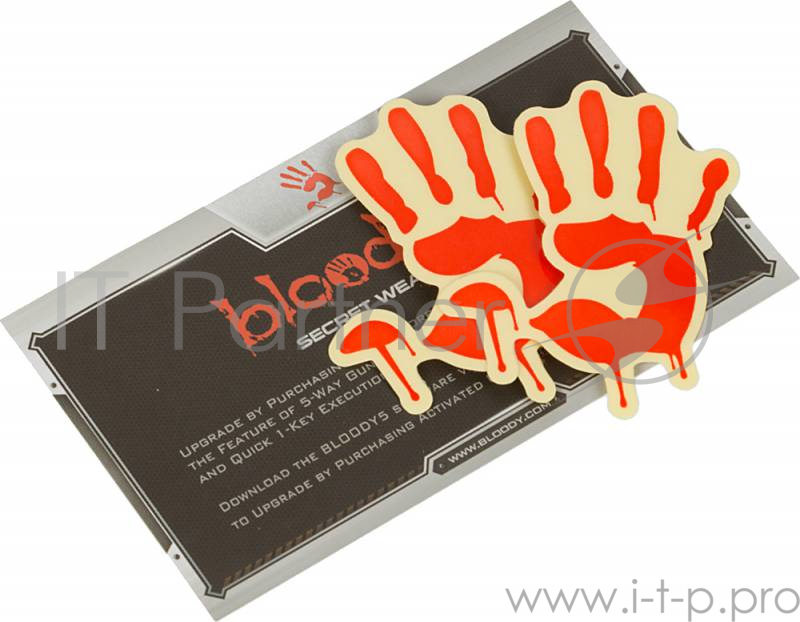 Мышь A4Tech Bloody Terminator TL7 черный/серый лазерная (8200dpi) USB2.0 игровая (8but)