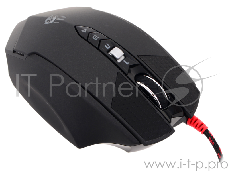 Мышь A4Tech Bloody Terminator TL70 черный/серый лазерная (8200dpi) USB2.0 игровая (8but)