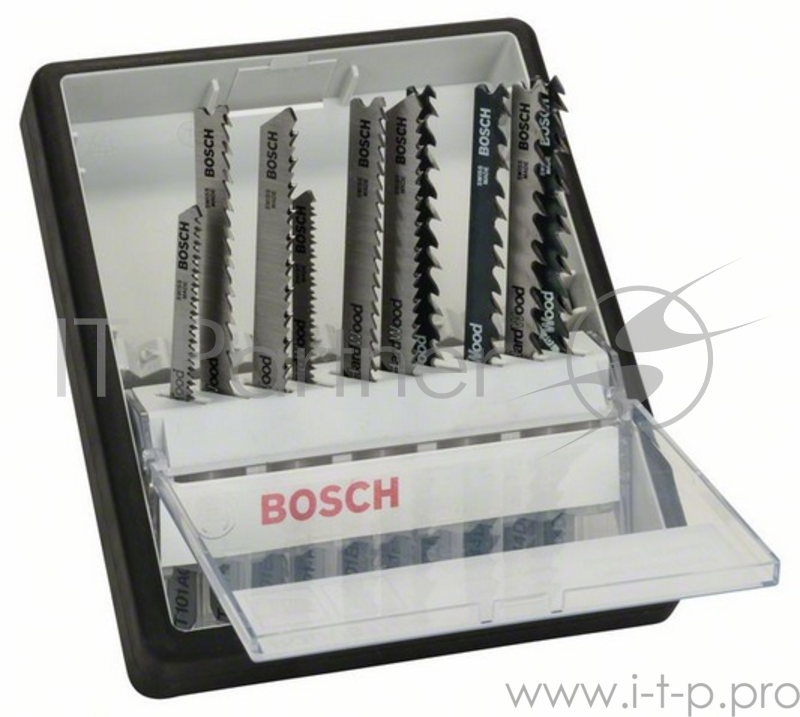 Оснастка к лобзику набор Bosch Robust Line 2607010542, 10 предметов, универсальный