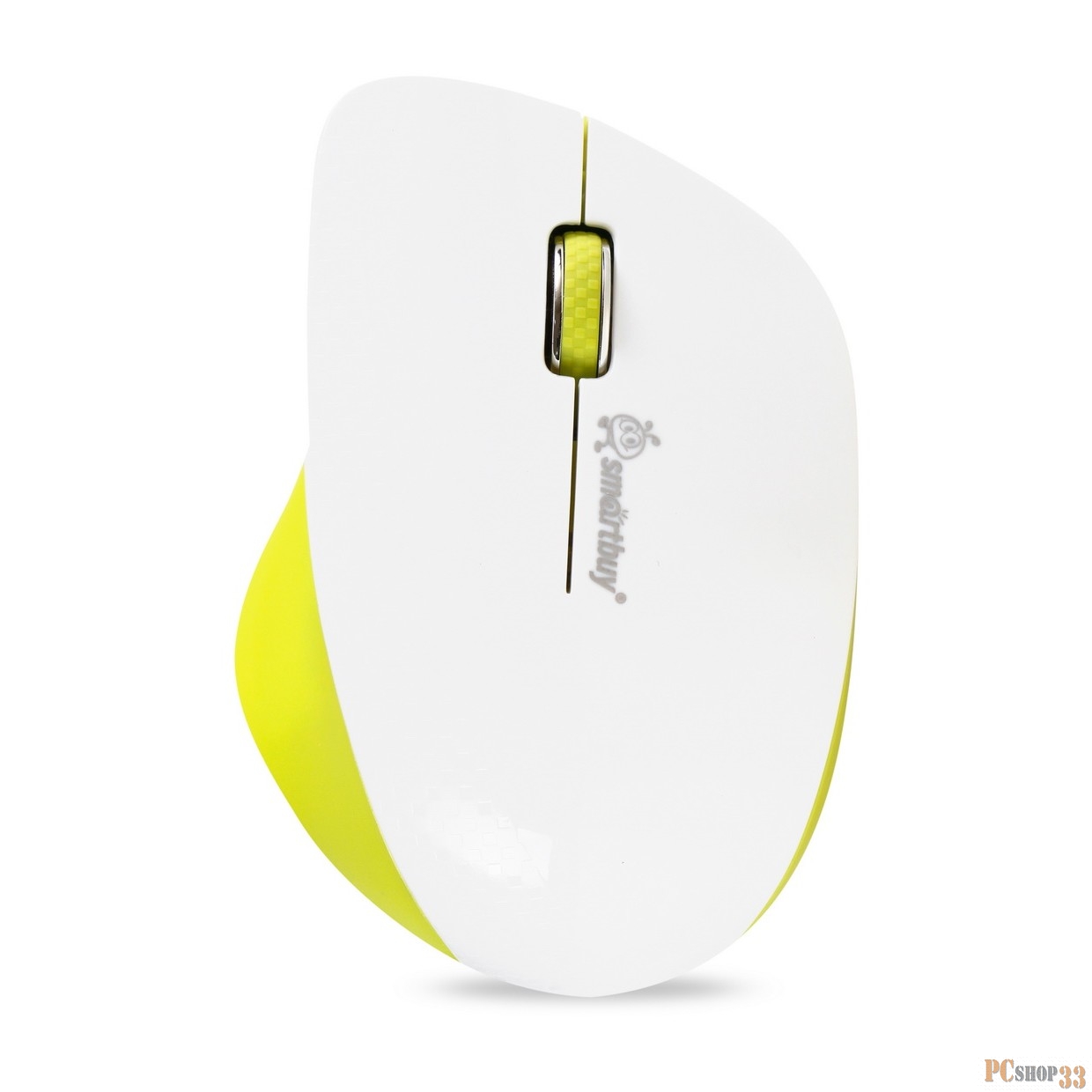 Мышь беспроводная SMARTBUY SBM-309AG-WL бело-лимонный(Smartbuy 309AG)