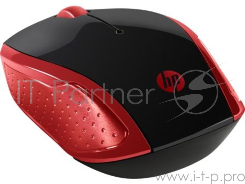 Мышь HP 200 Emprs красный оптическая (1000dpi) беспроводная USB для ноутбука (2but)