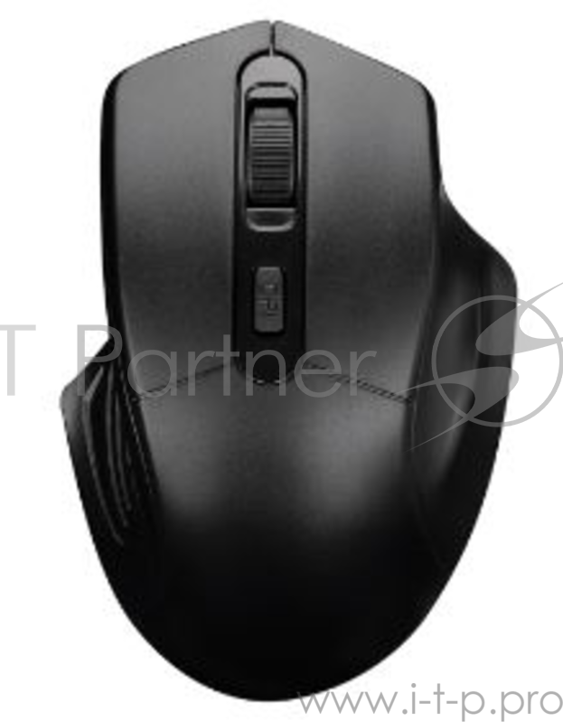 Беспроводная мышь Jet.A Comfort OM-U61G чёрная (800/1200/1600dpi, Pixart 3065, 4 кнопки, USB)