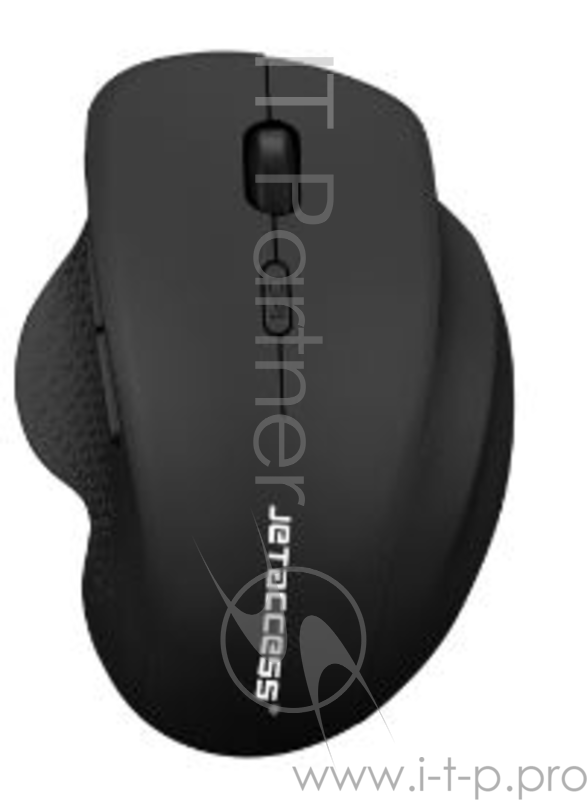Беспроводная мышь Jet.A Comfort OM-U65G чёрная (800/1200/1600dpi, Pixart 3065, 6 кнопок, USB)