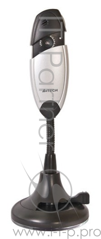 Цифровая камера A4Tech PK-636K SILVER+BLACK,гибкая опора, встроен. микрофон, до 2Mpx, 1/5 CMOS, 640x480, USB 2.0