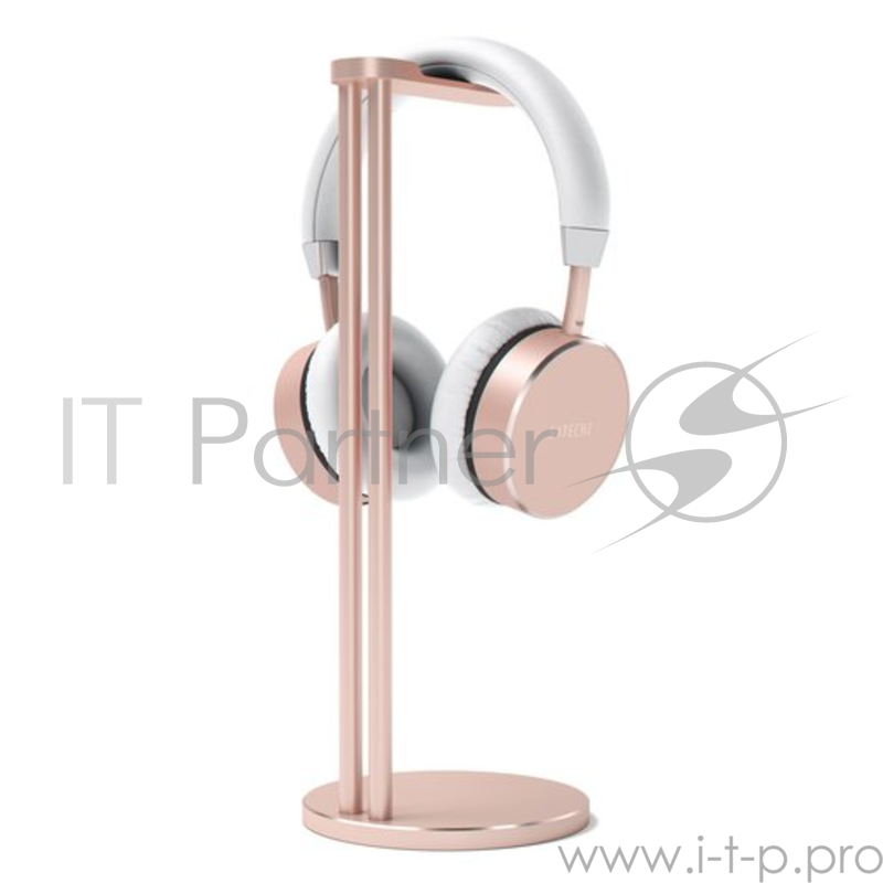Подставка Satechi Slim Aluminum Universal Headphone Stand для накладных наушников. Материал алюминий. Цвет розовое золото.