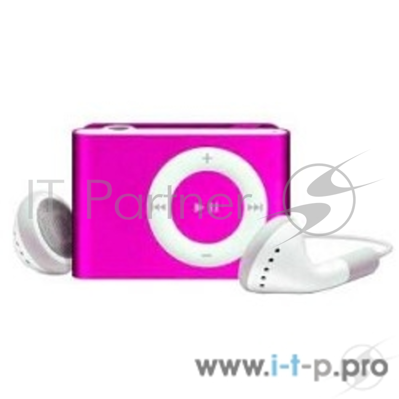 Плеер Perfeo цифровой аудио плеер Music Clip Titanium, розовый (VI-M001 Pink)