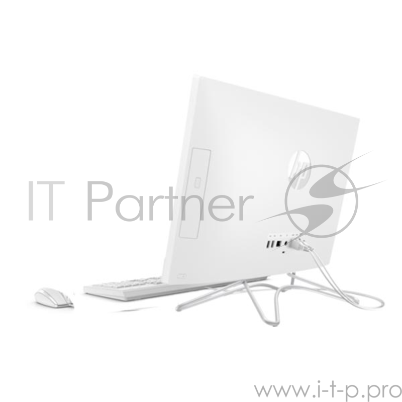 Моноблок HP 22 22-c0019ur <4GS30EA> i3-8130U (2.2-3.4GHz)/4Gb/1TB/DVDRW/21.5 (1920x1080)/GT MX110 2GB/WiFi/KB+mouse/DOS/Snow White