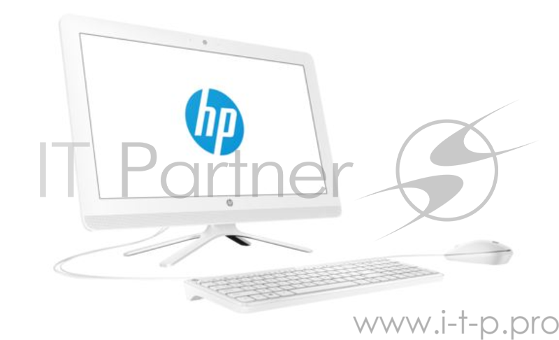 Моноблок HP 22 22-c0019ur <4GS30EA> i3-8130U (2.2-3.4GHz)/4Gb/1TB/DVDRW/21.5 (1920x1080)/GT MX110 2GB/WiFi/KB+mouse/DOS/Snow White
