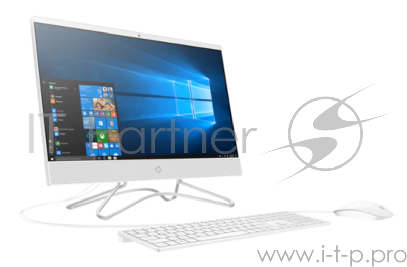 Моноблок AIO HP 22 i5-8250U 4Gb 1Tb + SSD 16Gb Intel UHD Graphics 620 21,5 FHD IPS Cam Win10 Белый 22-c0032ur 4HF65EA