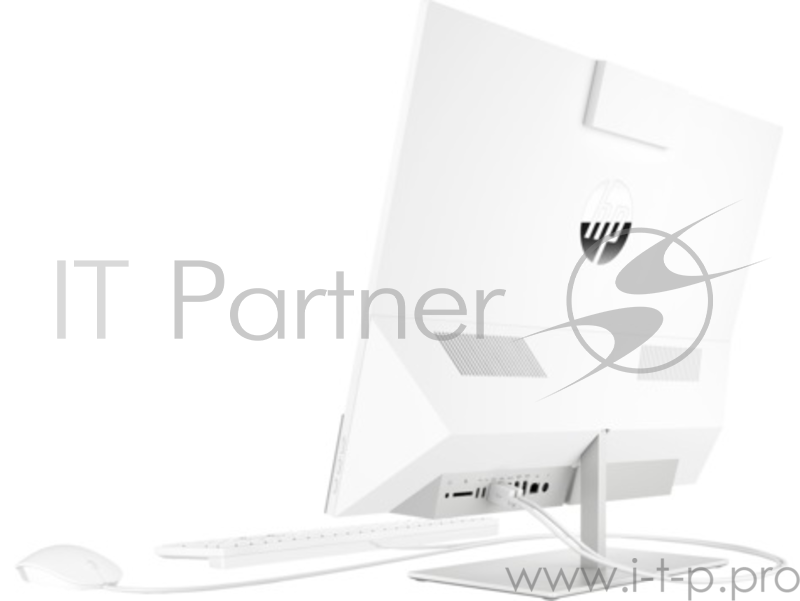Моноблок HP Pavilion 24I 24-xa0005ur <4UH37EA> i3-8100T/8Gb/1TB+16GB Optane/DVD/23.8 (1920x1080)/GF MX130 2GB/WiFi/KB+mouse/Win 10/Snowflake White