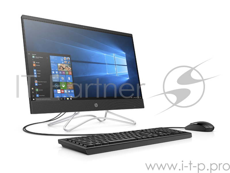 Моноблок HP 24 24-f0117ur <6SR27EA> A9-9425/4GB/1Tb/noDVD/23.8 FHD/WiDi/ WiFi/KB+mouse/Win 10/Jet Black