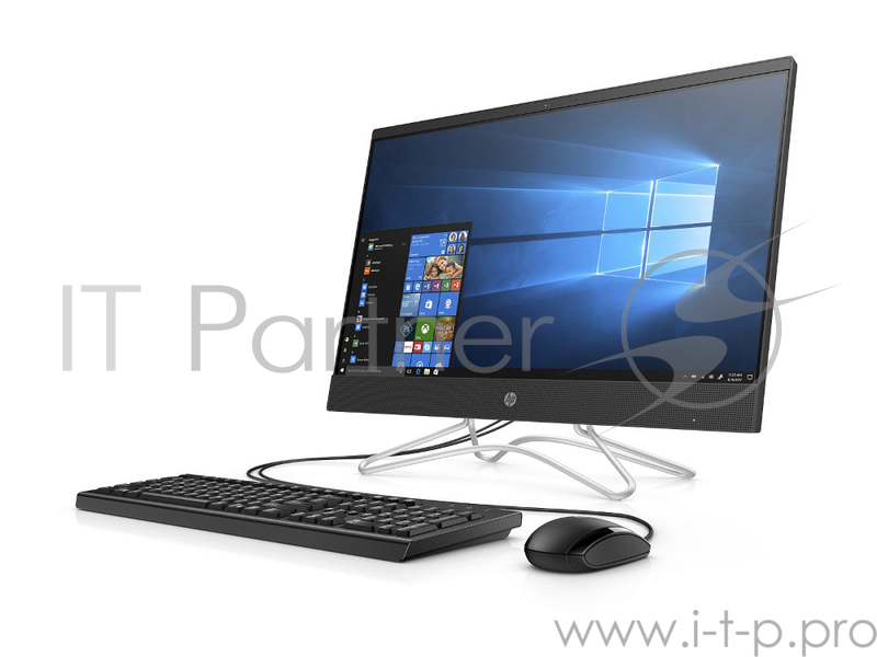 Моноблок HP 24 24-f0117ur <6SR27EA> A9-9425/4GB/1Tb/noDVD/23.8 FHD/WiDi/ WiFi/KB+mouse/Win 10/Jet Black