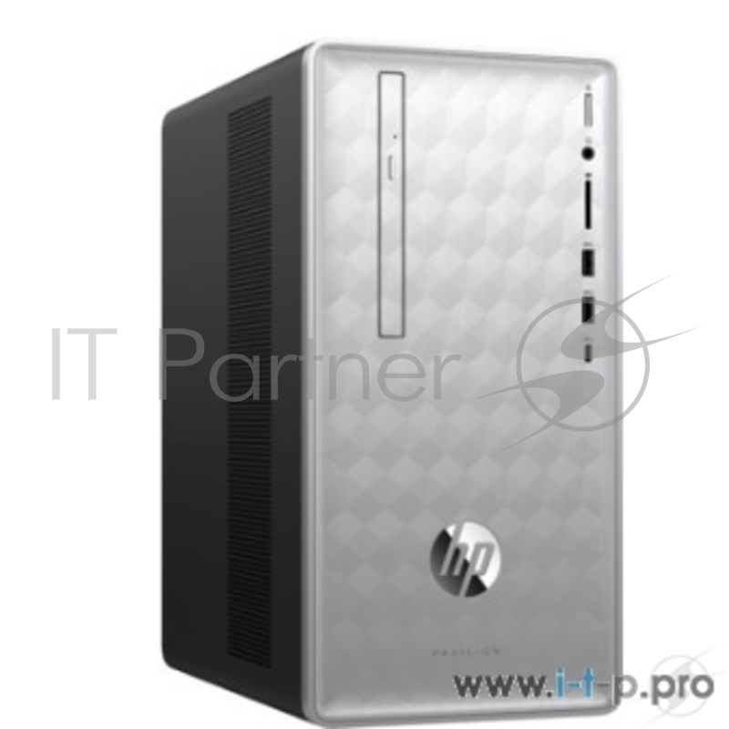 Персональный компьютер HP Pavilion 590-p0105ur Intel Core i5 9400(Ghz)/8192Mb/16GB Intel® Optane + 1TB HDDGb/DVDrw/Ext:nVidia GeForce GTX1050(3072Mb)/BT/WiFi/war 1y/5.15kg/Natural Silver/W10 + USB KBD, USB MOUSE
