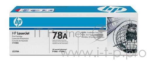 Расходные материалы HP CE278A Картридж 78A, Black{LJ P1566/P1606, Black, (2100стр.)}