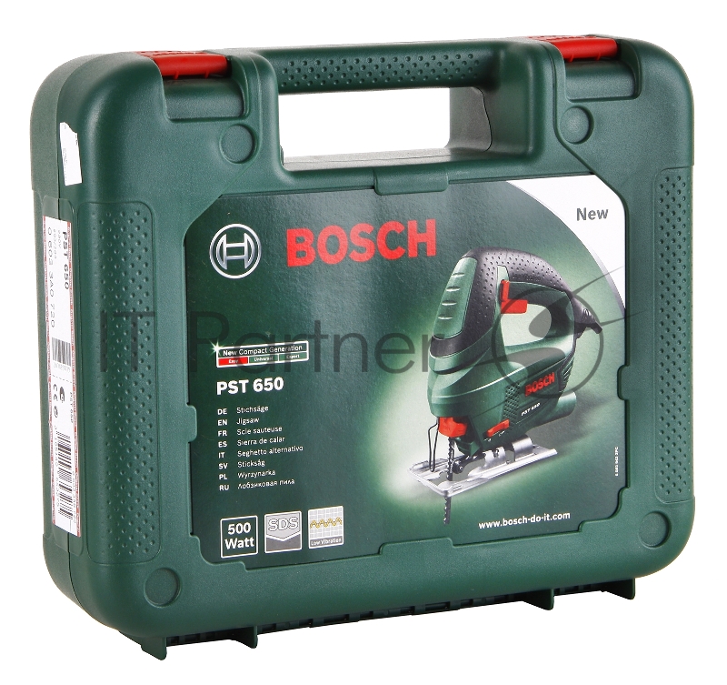 Электролобзик Bosch PST 650 06033A0720 (500Вт, 3100ход./мин.) + кейс