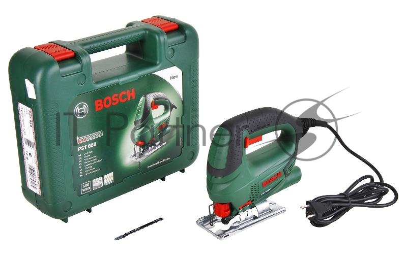 Электролобзик Bosch PST 650 06033A0720 (500Вт, 3100ход./мин.) + кейс