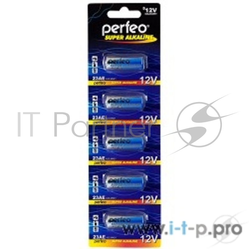 Батарейка Perfeo 23AE/5BL Super Alkaline (5 шт. в уп-ке)