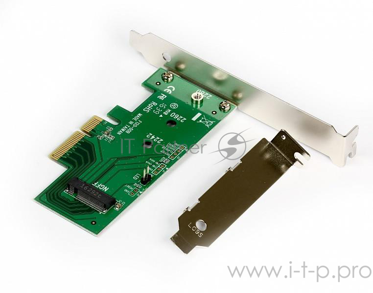 Переходник-конвертер Smartbuy <DT-120> для M.2 NGFF 2242/60/80mm в PCI-E 3.0 x4