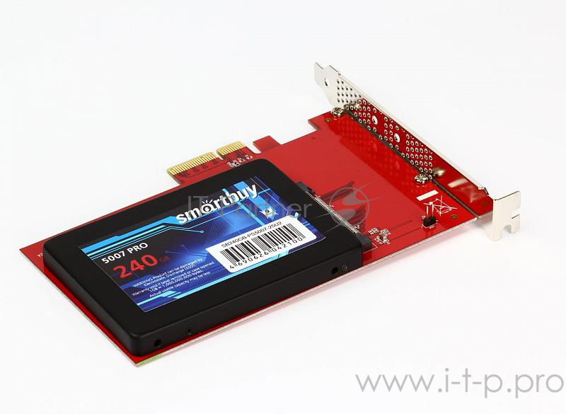 накопитель Smartbuy PE-132 Переходник-конвертер для NVMe 2.5 U.2 SSD в PCIe 3.0 x4