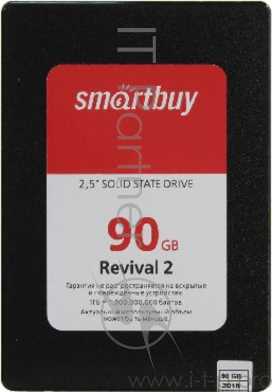 Твердотельный накопитель Smartbuy SSD 90Gb Revival 2 SB090GB-RVVL2-25SAT3 {SATA3.0, 7mm}