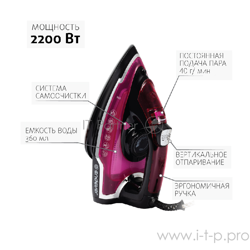 Утюг Endever Delta 207