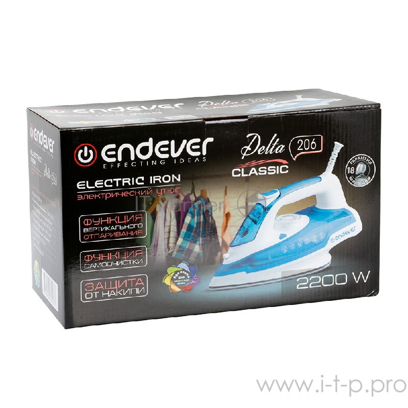 Утюг Endever Delta 206