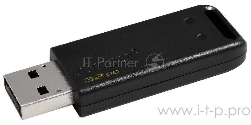 Флеш Диск Kingston 32Gb DataTraveler DT20 <DT20/32GB-2P>, USB2.0 черный, 2шт