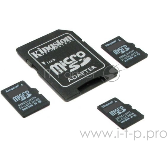 Флеш карта microSDHC 32GB microSDXC Class10 Kingston <SDCS2/32GB-3P1A> Class10 UHS-I Canvas Select up to 100MB/s с адапт.