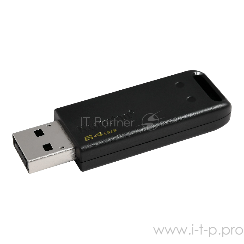 Флеш Диск Kingston 64Gb DataTraveler DT20 <DT20/64GB>, USB2.0 черный