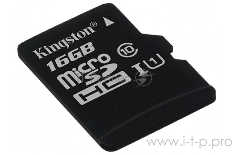 Флеш карта microSDHC 16GB microSDXC Class10 Kingston <SDCS2/16GBSP> Class10 UHS-I Canvas Select up to 100MB/s