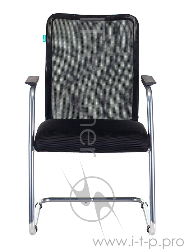 Кресло Бюрократ CH-599AV/TW-11 на полозьях черный TW-01 сиденье черный TW-11