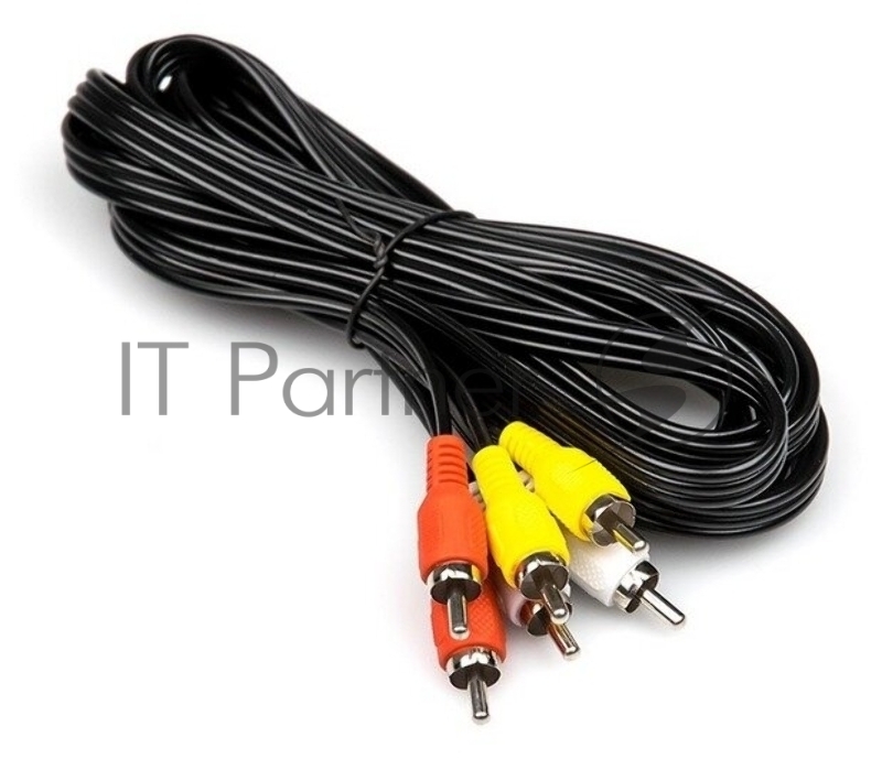 Кабель СИГНАЛ 3RCA-3RCA шнур 1,5м
