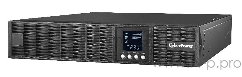 Источник бесперебойного питания UPS Online CyberPower OLS1000ERT2Ua Rack 1000VA/900W USB/RS-232/SNMP Slot/EPO (3+3) IEC320 C13