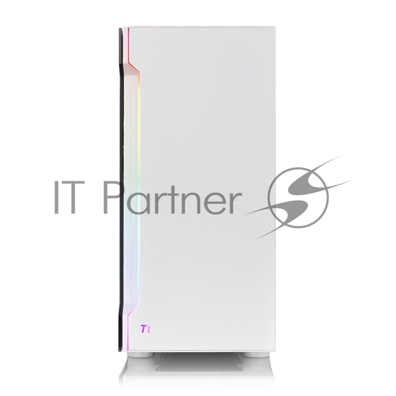 Корпус Thermaltake H200 TG Snow RGB белый без БП ATX 1x120mm 2xUSB3.0 audio bott PSU