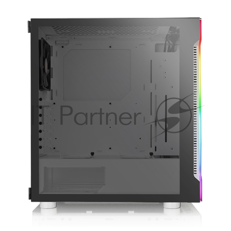Корпус Thermaltake H200 TG Snow RGB белый без БП ATX 1x120mm 2xUSB3.0 audio bott PSU