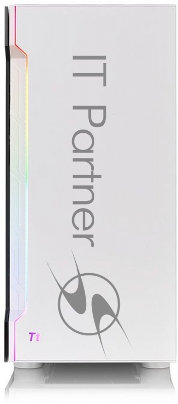 Корпус Thermaltake H200 TG Snow RGB белый без БП ATX 1x120mm 2xUSB3.0 audio bott PSU