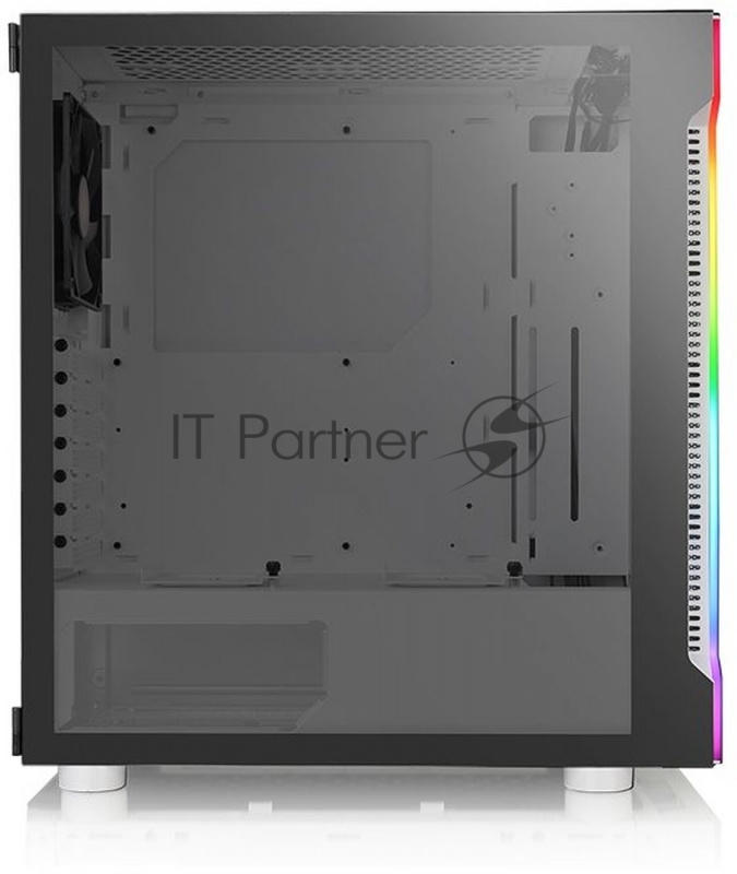 Корпус Thermaltake H200 TG Snow RGB белый без БП ATX 1x120mm 2xUSB3.0 audio bott PSU