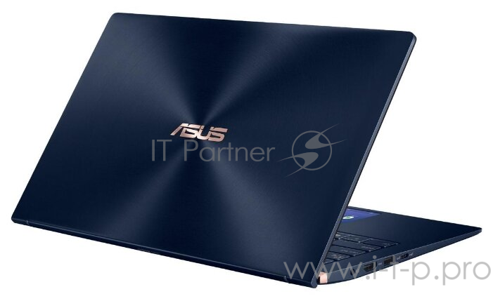 Ноутбук Asus UX434FL-A6006T i5-8265U (1.6)/8G/512G SSD/14.0FHD GL IPS/NV MX250 2G/ScreenPad/noODD/Win10 Royal blue + чехол