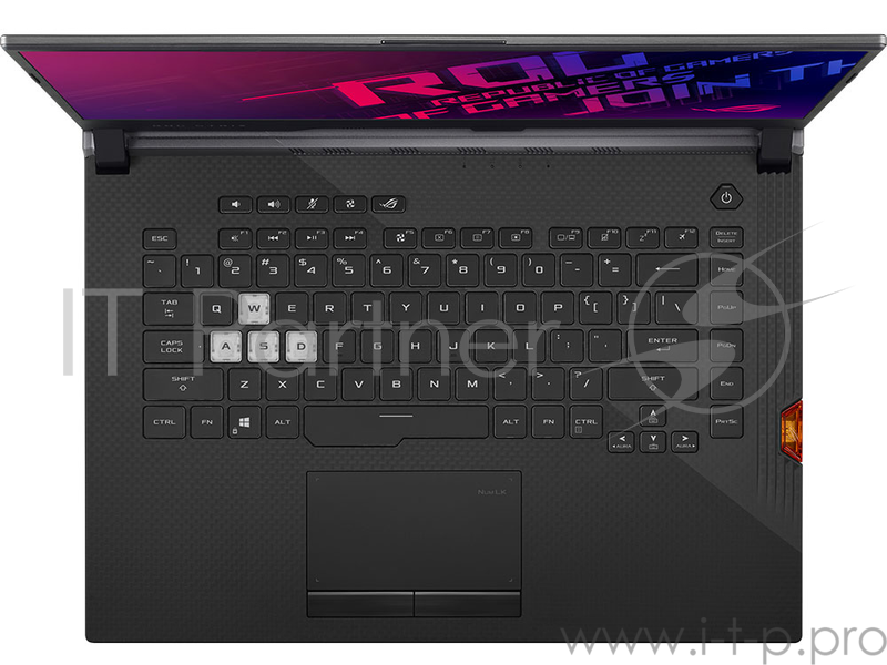 Ноутбук Asus G531GW-AZ054T SCAR III i7-9750H (2.6)/16G/1T SSD/15.6FHD AG IPS 240Hz/NV RTX2070 8G/Win10 Gunmetal Gray + камераFHD