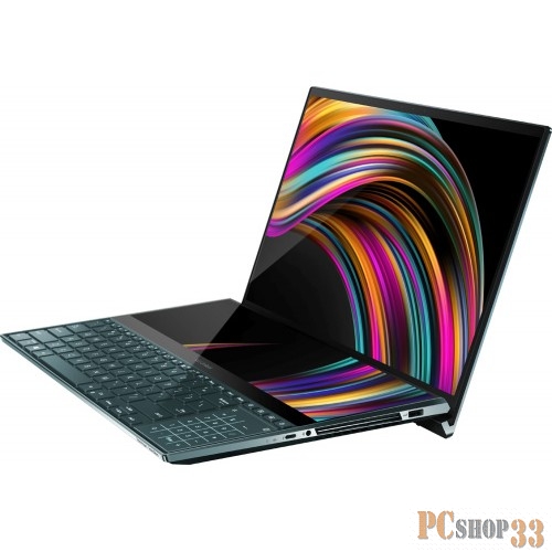 Ноутбук Asus UX581GV-H2001T i9-9980HK (2.4)/32G/1T SSD/15.6UHD GL Touch/NV RTX2060 6G/NumberPad/ScreenPad Plus/Win10 Blue + Стилус