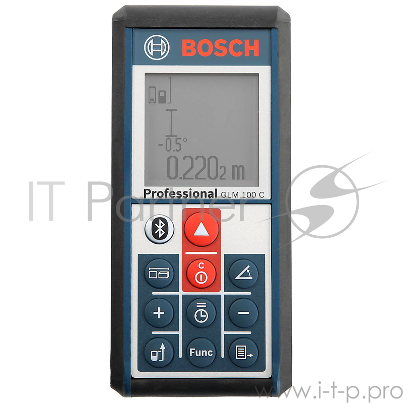 Лазерные дальномеры, уровни, детекторы Bosch GLM 100 С Дальномер лазерный (0,05-100м, точн.1.5мм/100м, 0,14 кг) 601072700