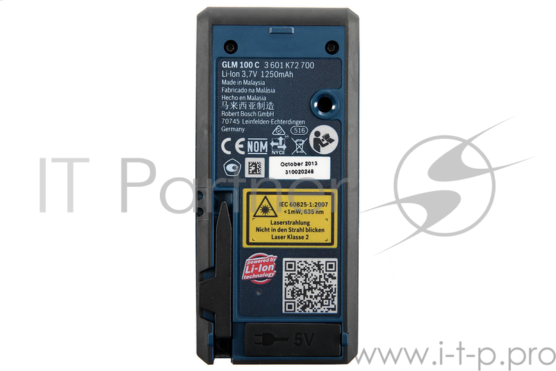 Лазерные дальномеры, уровни, детекторы Bosch GLM 100 С Дальномер лазерный (0,05-100м, точн.1.5мм/100м, 0,14 кг) 601072700